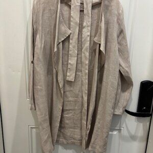 Alessia Pacini Linen Belt Jacket Medium